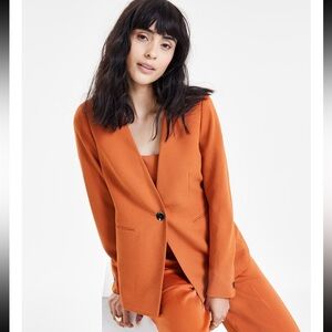 NWT Bar III Women's Textured Crepe Blazer Size XS